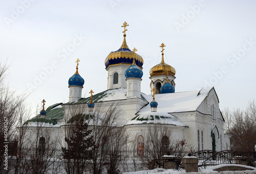 Orthodox Church of Alexander Nevsky. Troitsk city, Chelyabinsk region, Russia photo