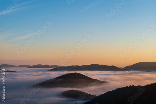 sunrise over the mountains