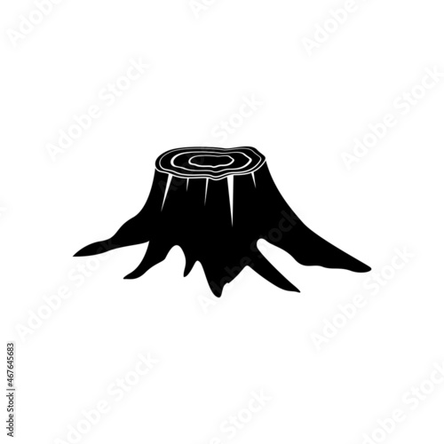 stump icon design template vector