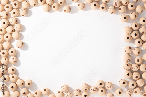 Christmas lottery balls 3D illustration