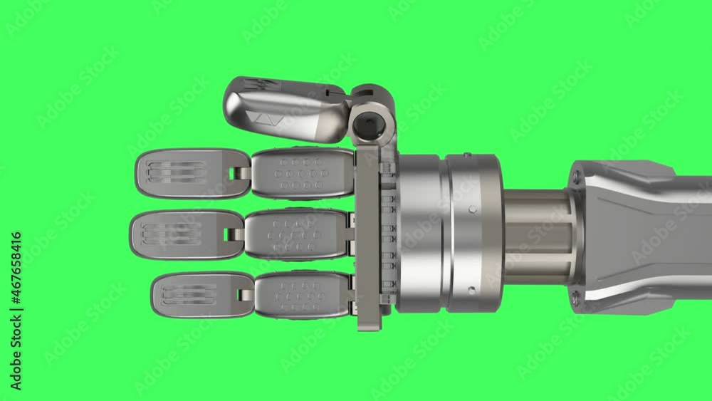 3d rendering cyborg open hands on green screen 4k footage 3d rendering cyborg open hands on green screen 4k footage