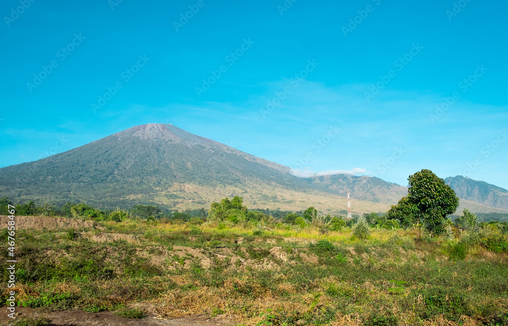 Lombok mountain Rinjani