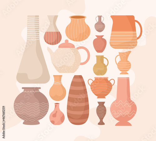nice pottery jars