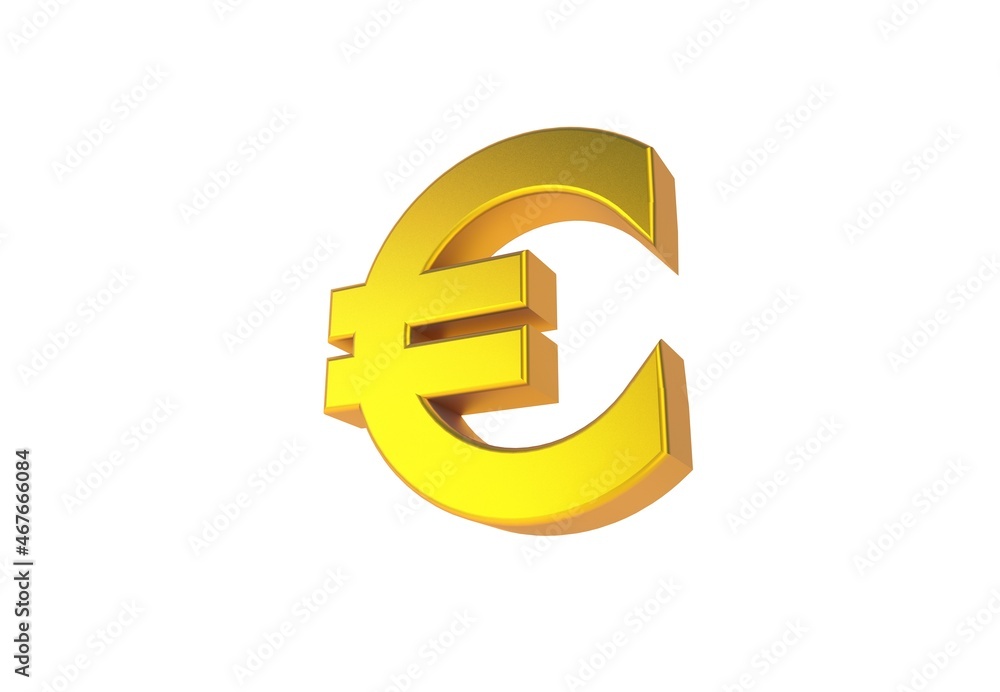 Euro money symbol gold minimal isolated background money currency Euro money symbol gold minimal isolated background money currency