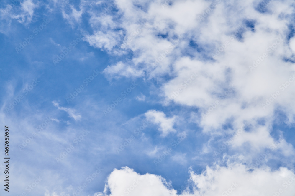 Beatiful blue sky with clouds on a sunny day Beatiful blue sky with clouds on a sunny day