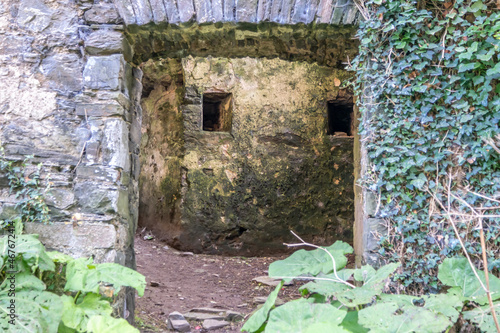 The remains of Raphoe castle in County Donegal - Ireland photo