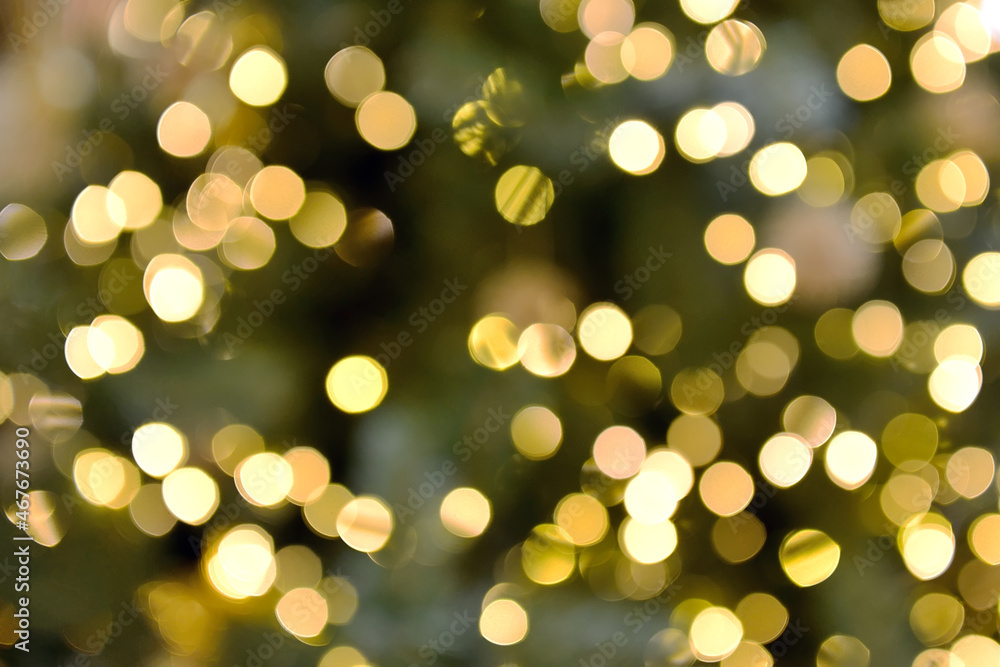 Abstract background lights and christmas toys Abstract background lights and christmas toys