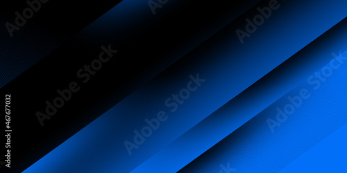 Modern blue abstract background with line layered element