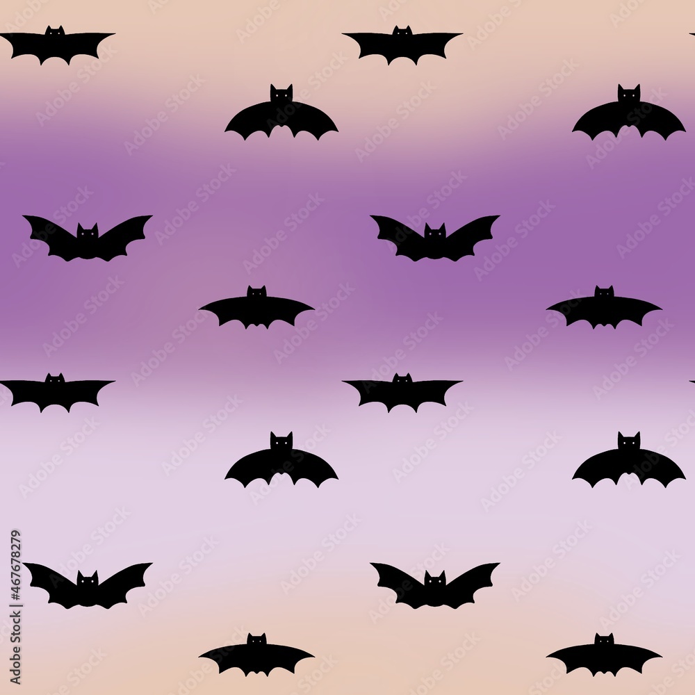 pattern with bat 