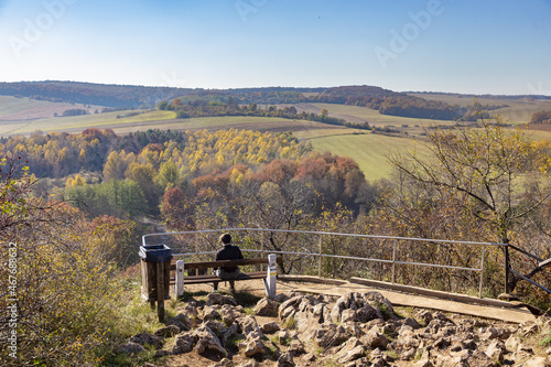 panorama bei Aggtelek im Herbst photo