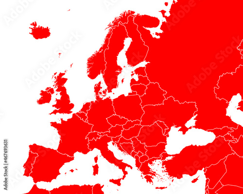 Karte von Europa