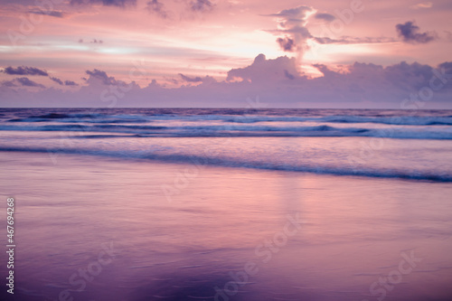 Sri Lanka, sinset on beach in Negombo