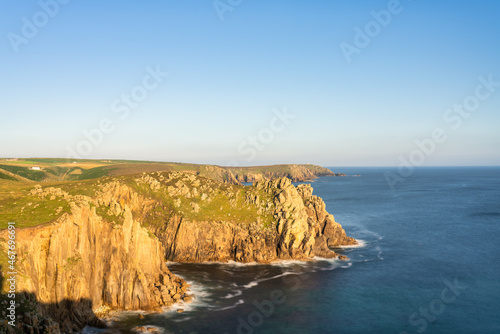 Pordenack Point at Land's end in Cornwall. United Kingdom
