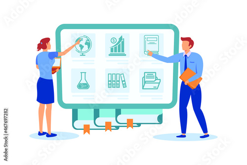 course enrollment illustration exclusive design inspiration 