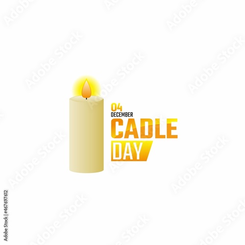 vector graphic of cadle day good for cadle day celebration. flat design. flyer design.flat illustration.