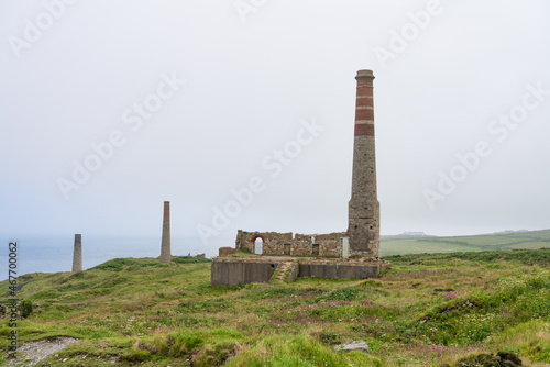 Levant Mine ruins on the Penwith Coast in Cornwall.United Kingdom  © Pawel Pajor
