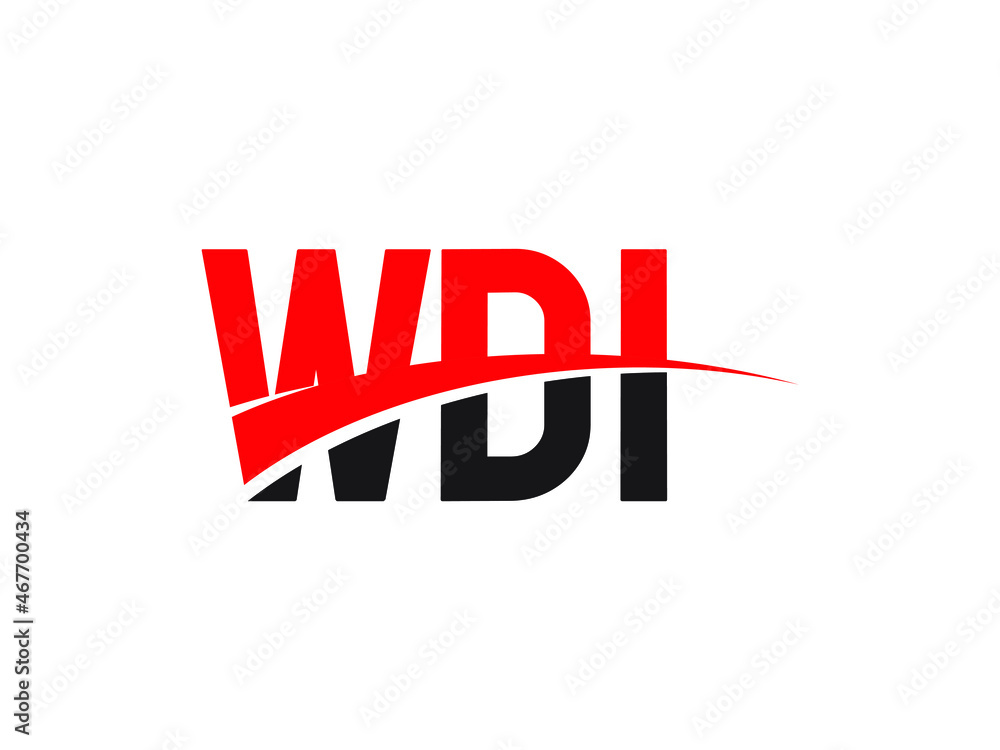 WDI Letter Initial Logo Design Vector Illustration WDI Letter Initial Logo Design Vector Illustration