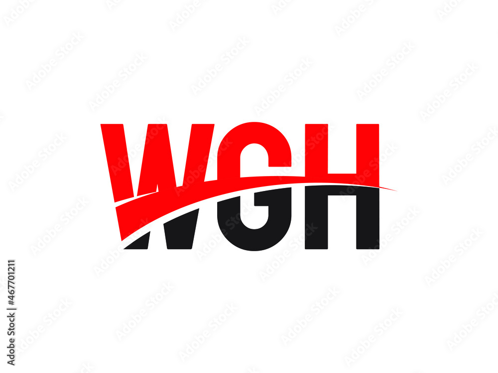 WGH Letter Initial Logo Design Vector Illustration WGH Letter Initial Logo Design Vector Illustration