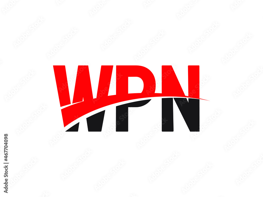 WPN Letter Initial Logo Design Vector Illustration WPN Letter Initial Logo Design Vector Illustration