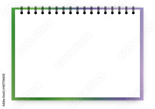 白紙のリングノート