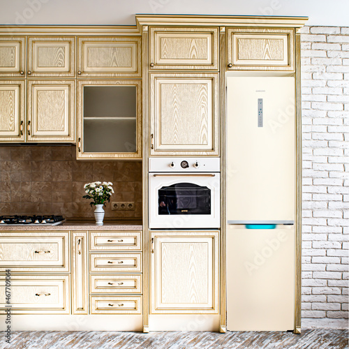 interior of a kitchen