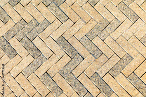 Wallpaper Mural grey and yellow modern pavement background texture. Footpath of thin rectangle-shaped paving stones Torontodigital.ca