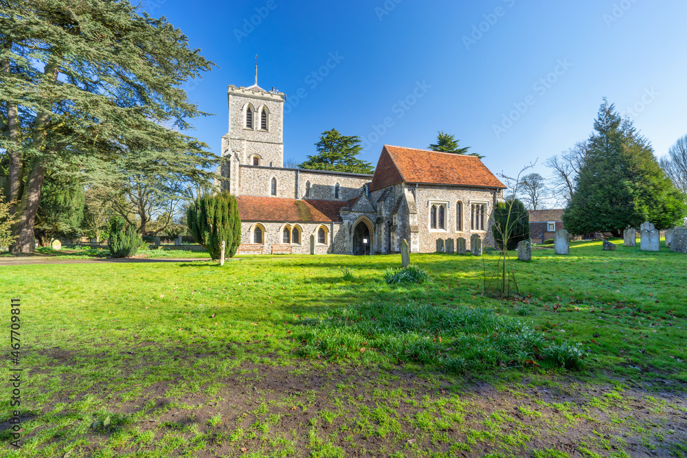 St Michael's church in St Albans.  England