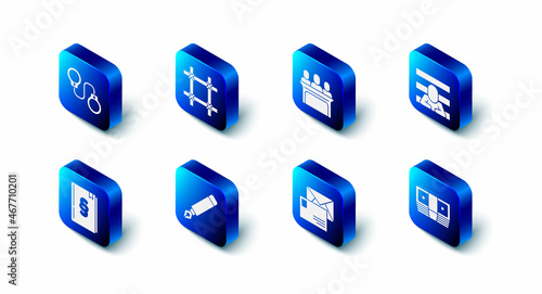 Set Prison window, Jurors, Prisoner, Bribe money cash, Envelope, Fountain pen nib, Law book and Handcuffs icon. Vector