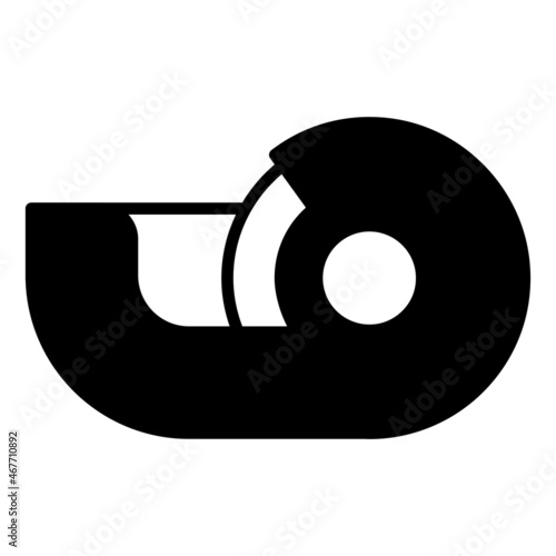 セロハンテープのアイコン　Cellophane tape vector icon