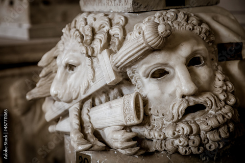 Ancient theatre mask