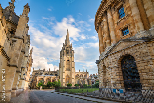 St. Mary's church in Oxford. England photo