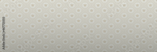 light background pattern with decorative elements in vintage style on a gray background for your design. Background for wallpaper, textures. Vector illustration.