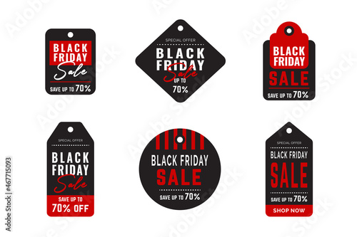 black friday sale hang tag template