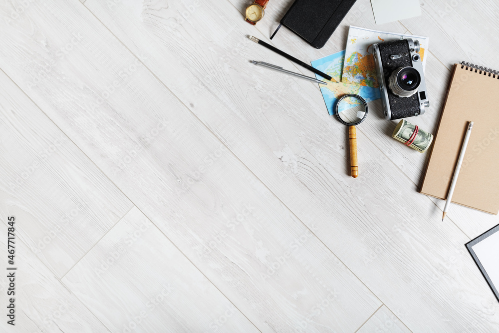 Travel concept background with a copy space. Trip vacation tools. Flat lay. Travel concept background with a copy space. Trip vacation tools. Flat lay.