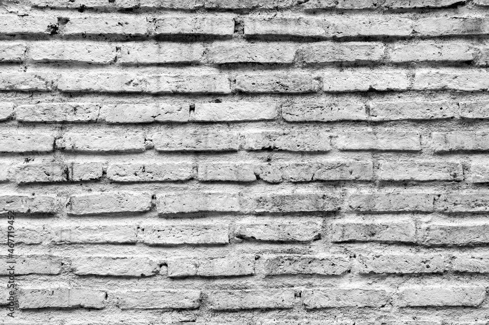 Old white brick wall texture background Old white brick wall texture background