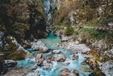 Tolmin Gorges in Triglav National Park in Slovenia