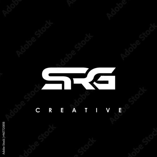 SRG Letter Initial Logo Design Template Vector Illustration photo