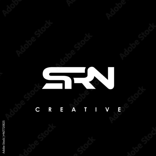 SRN Letter Initial Logo Design Template Vector Illustration