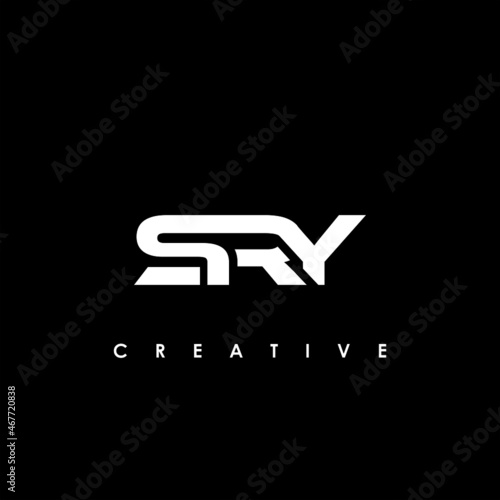 Billede på lærred SRY Letter Initial Logo Design Template Vector Illustration