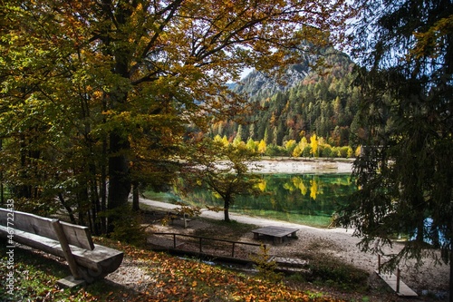 Views of Lake Jasna  Jezero Jasna i n Slovenia