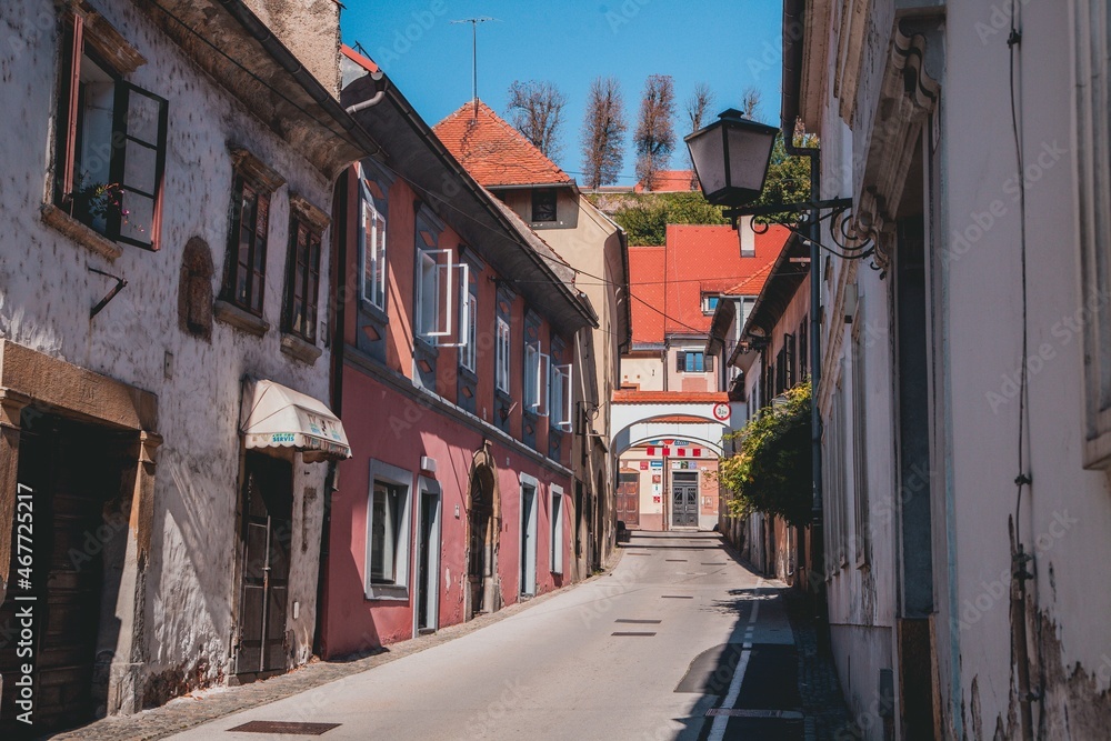 VIews from around the town of Ptuj, Slovenia