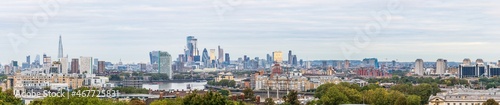 London skyline panorama of modern skyscrapers 