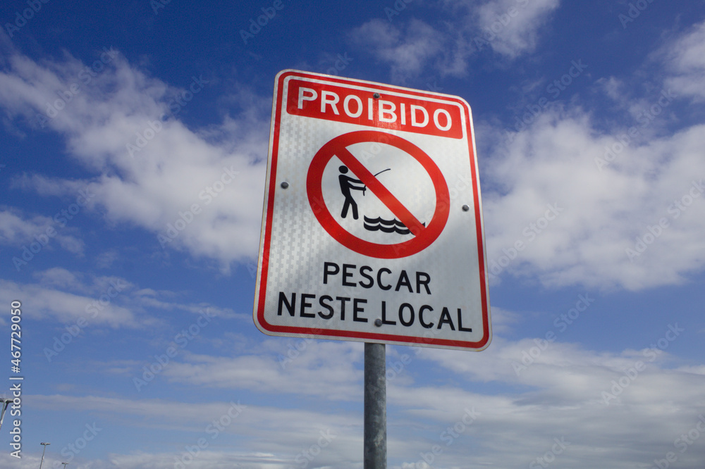 Sign with the text Sign with the text