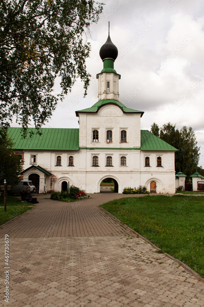 the northern Orthodox monastery with a dome