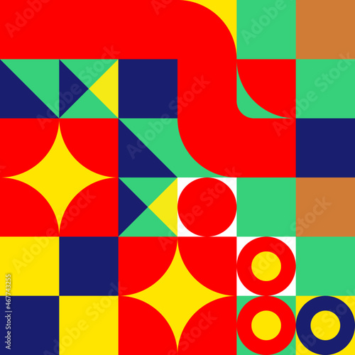geometric artwork poster  simple shape and figure  Abstract vector pattern design  business presentations  branding  wallpaper