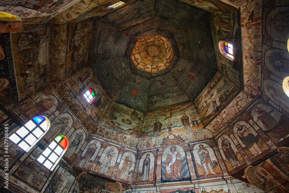 interior of St. George's Church in Drohobych, Ukraine