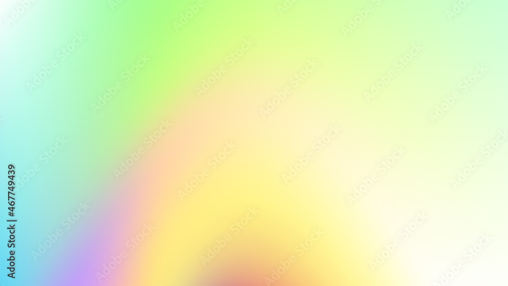 Beautiful gentle gradient background. Blurry glow. Horizontal background. Cute desktop background. Place for your text. Vector stock illustration.