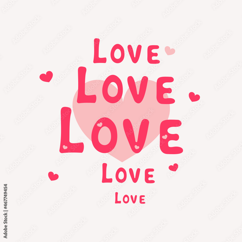 Valentine's Day. Set of hearts, decorative elements, badges and lettering. Vector illustration. Isolated background. Valentine's Day. Set of hearts, decorative elements, badges and lettering. Vector illustration. Isolated background.