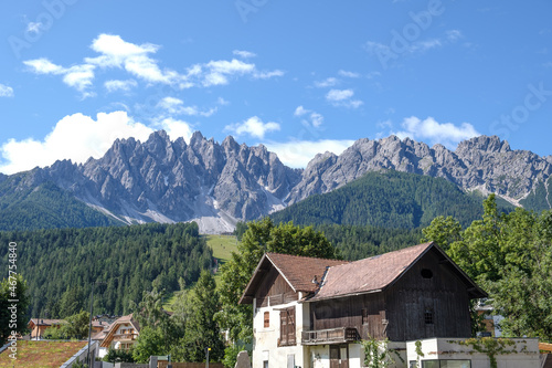 Wallpaper Mural San Candido (Innichen) view with Baranci mountain in the Dolomites, South Tyrol, Italy Torontodigital.ca