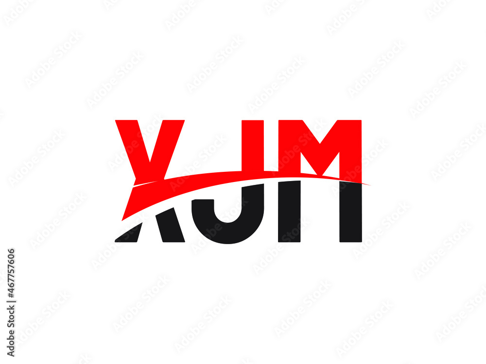 XJM Letter Initial Logo Design Vector Illustration XJM Letter Initial Logo Design Vector Illustration